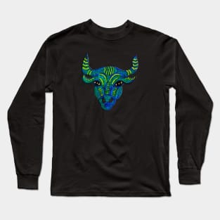 Taurus Zodiac Sign Long Sleeve T-Shirt